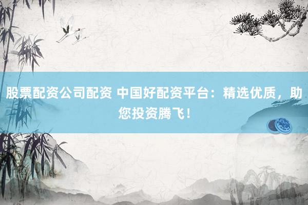 股票配资公司配资 中国好配资平台：精选优质，助您投资腾飞！