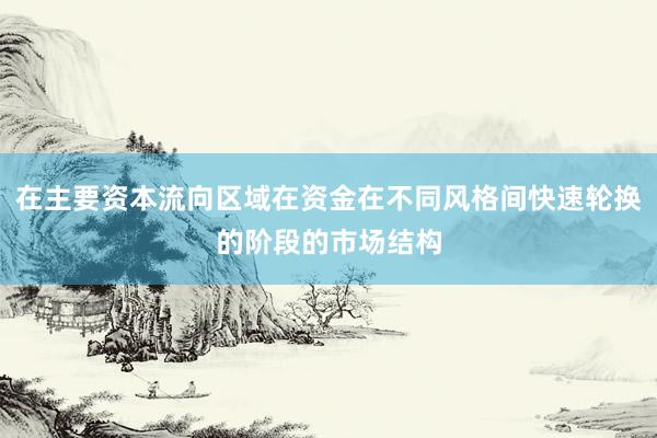 在主要资本流向区域在资金在不同风格间快速轮换的阶段的市场结构