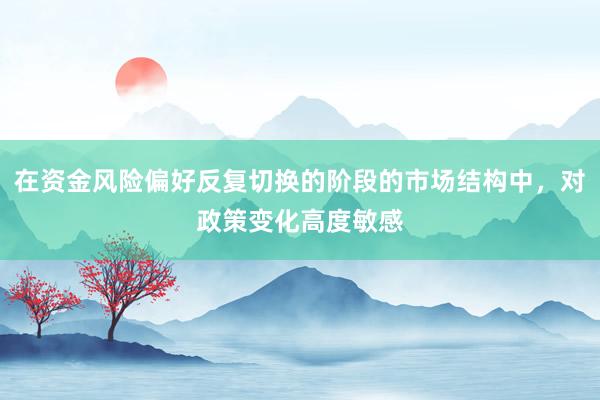 在资金风险偏好反复切换的阶段的市场结构中，对政策变化高度敏感