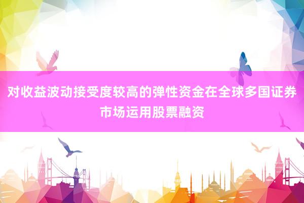 对收益波动接受度较高的弹性资金在全球多国证券市场运用股票融资